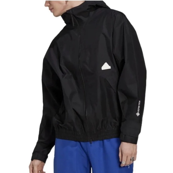 Adidas Gore-tex Rain Jacket Mens M Black NWT $400 - Picture 3 of 8